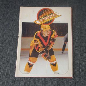 Vintage Canucks Whalers Tuesday December 11 1979 Program Program